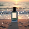Foreign trade of deep blue glass perfume details Picture